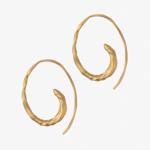 Round Flow Asymmetric Earrings