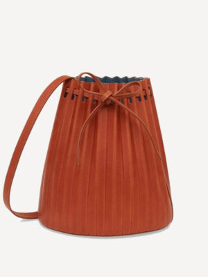 Pleated Bucket Bag